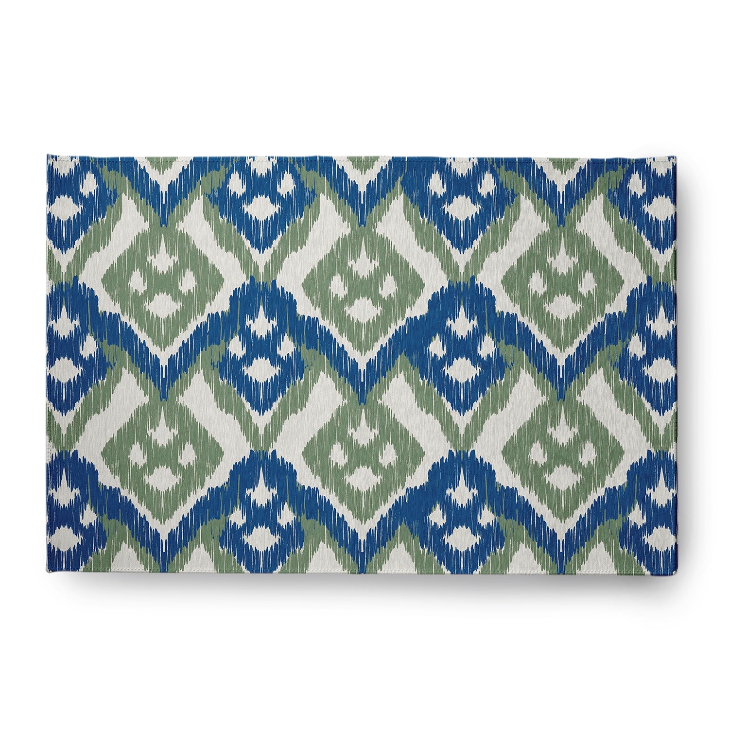 Simply Daisy 4' x 6' Dark Cobalt Blue Hipster Spring Chenille Indoor/Outdoor Rug