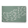 thumbnail image 1 of Simply Daisy 4' x 6' Escuela Nautical Chenille Rug, Sage, 1 of 4