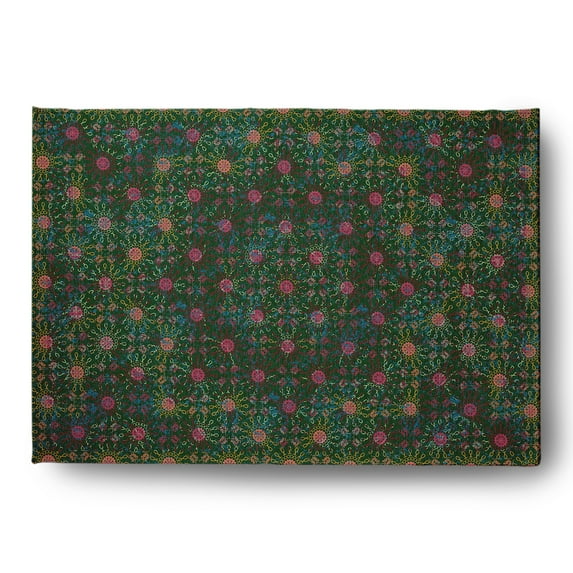 Simply Daisy 4' x 6' Fuschia Geometric Indoor/outdoor Rug