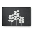 thumbnail image 1 of Simply Daisy 4' x 6' Gray Simple Stems Spring Chenille Indoor/Outdoor Rug, 1 of 3