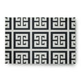 thumbnail image 1 of Simply Daisy 4' x 6' Greek Key Patterned Chenille Rug, Shark Blue, 1 of 4