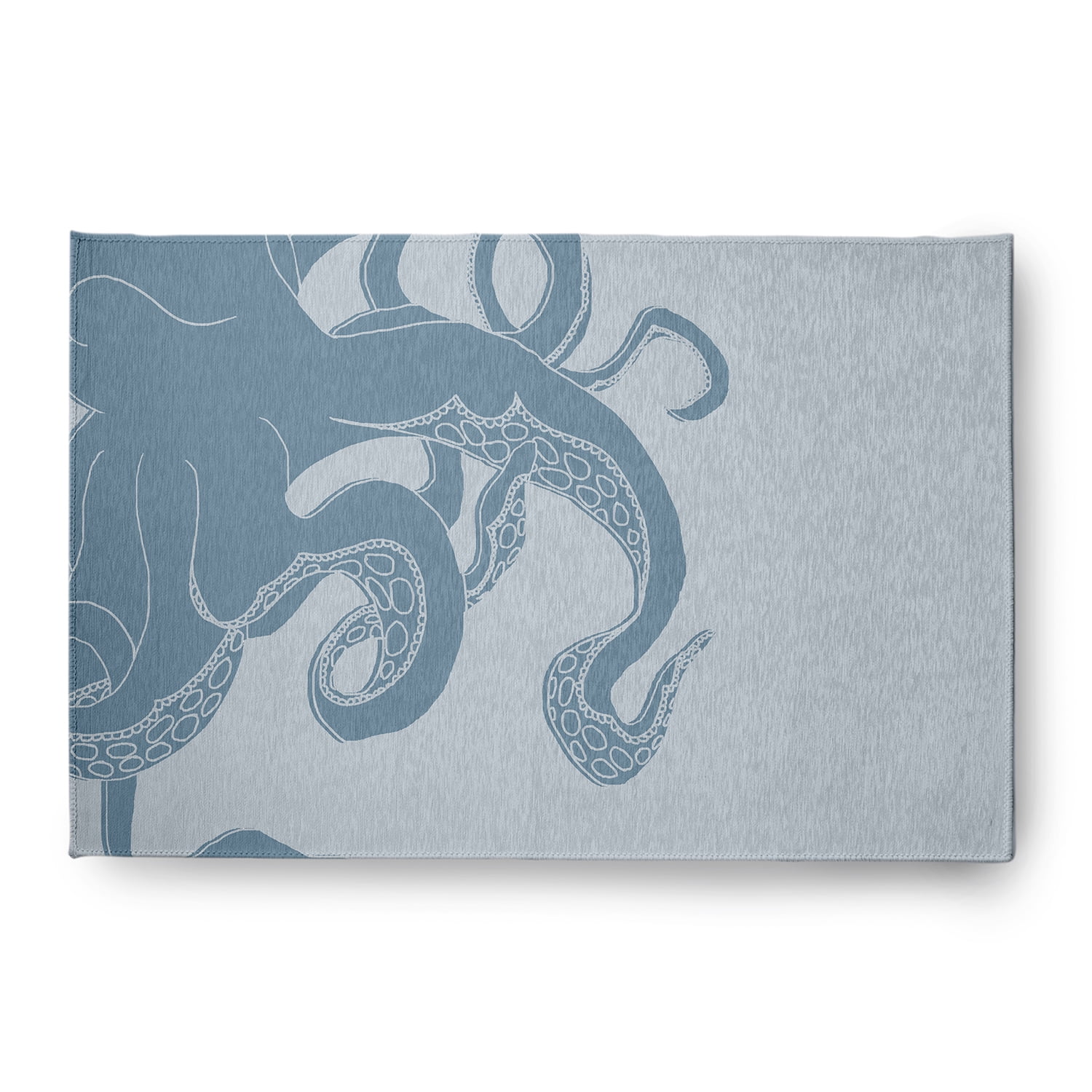 Simply Daisy 4' x 6' Gus Nautical Chenille Rug, Dusty Smoke