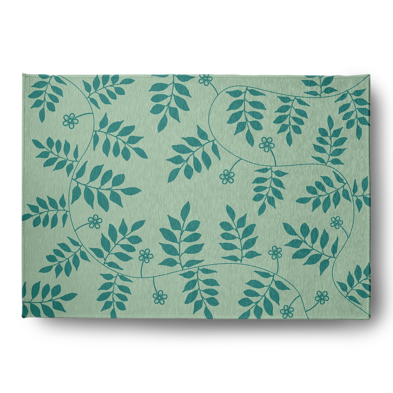 Simply Daisy 4' x 6' Jade Fern Fronds Rug