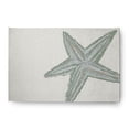 thumbnail image 1 of Simply Daisy 4' x 6' Large Starfish Nautical Chenille Rug, Sage, 1 of 4