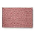 thumbnail image 1 of Simply Daisy 4' x 6' Ligonberry Red Lifeflor Diamond Spring Chenille Indoor/Outdoor Rug, 1 of 3