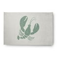 thumbnail image 1 of Simply Daisy 4' x 6' Lobster Nautical Chenille Rug, Sage and White, 1 of 4