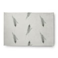 thumbnail image 1 of Simply Daisy 4' x 6' Lunar Gray Feather Stripe Spring Chenille Indoor/Outdoor Rug, 1 of 3