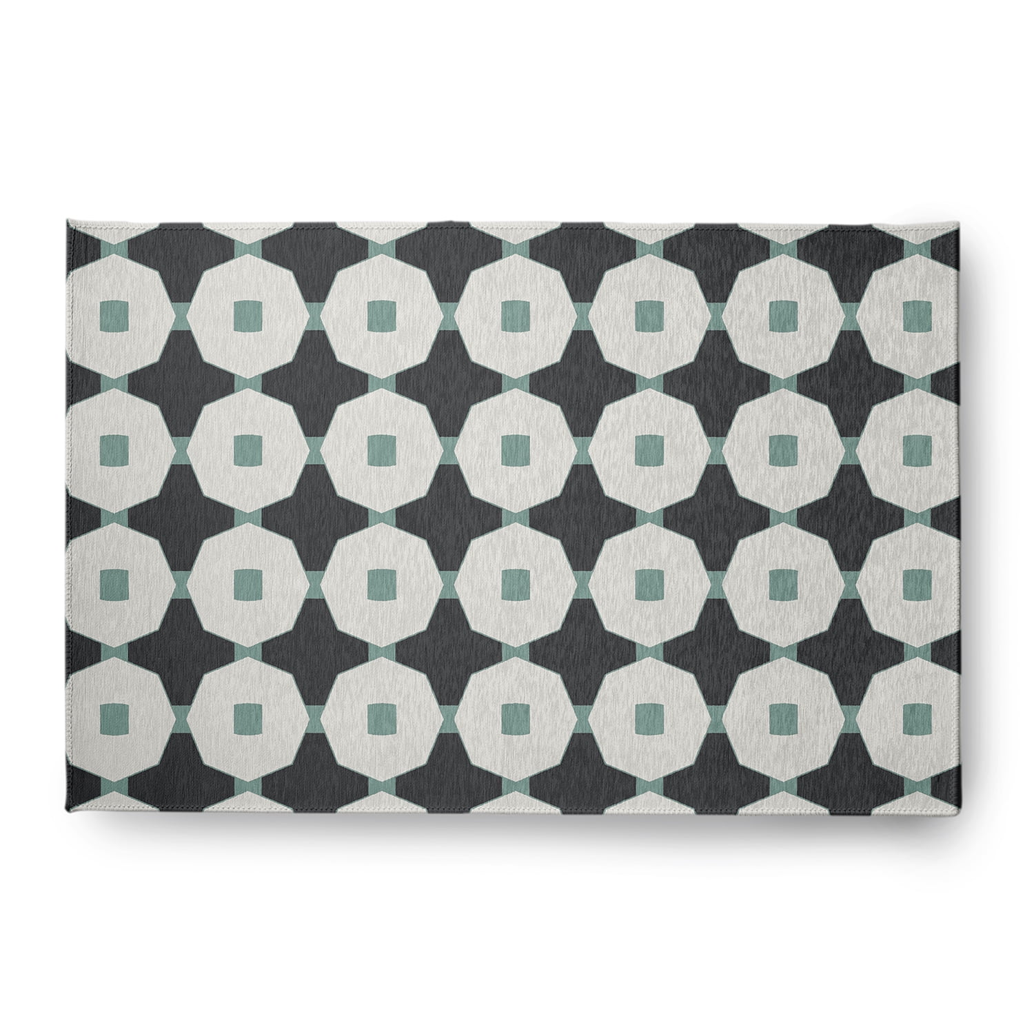 Simply Daisy 4' x 6' Pepper Button Up Spring Chenille Indoor/Outdoor Rug