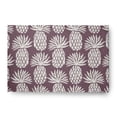 thumbnail image 1 of Simply Daisy 4' x 6' Pineapple Pattern Chenille Rug, Dusty Purple, 1 of 4