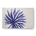 thumbnail image 1 of Simply Daisy 4' x 6' Purple Spiky Flower Spring Chenille Indoor/Outdoor Rug, 1 of 3
