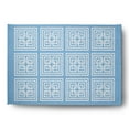 thumbnail image 1 of Simply Daisy 4' x 6' Sky Greek New Key Rug, 1 of 5
