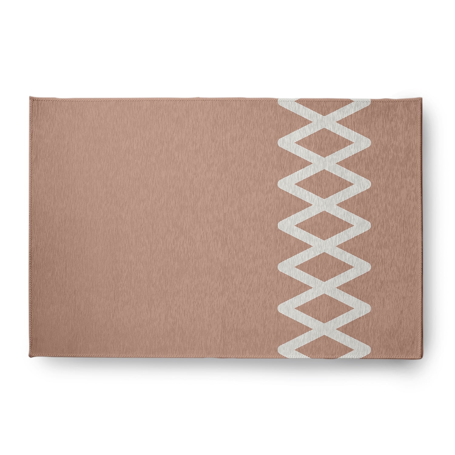 Simply Daisy 4' x 6' Zipper Stripe Chenille Rug, Mauve