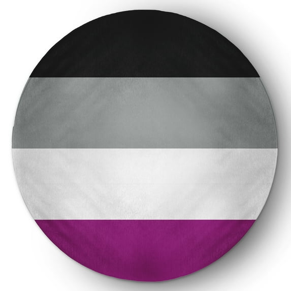 Simply Daisy 5' Round Asexual Chenille Rug