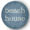 thumbnail image 1 of Simply Daisy 5' Round Beach House Nautical Chenille Rug, Dusty Smoke, 1 of 4