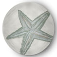 thumbnail image 1 of Simply Daisy 5' Round Large Starfish Nautical Chenille Rug, Sage, 1 of 4