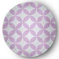 thumbnail image 1 of Simply Daisy 5' Round Lilac Eye Opener Spring Chenille Indoor/Outdoor Rug, 1 of 4