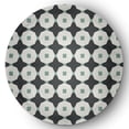 thumbnail image 1 of Simply Daisy 5' Round Pepper Button Up Spring Chenille Indoor/Outdoor Rug, 1 of 4