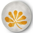 thumbnail image 1 of Simply Daisy 5' Round Yellow Petals Spring Chenille Indoor/Outdoor Rug, 1 of 4