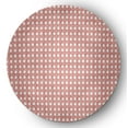 thumbnail image 1 of Simply Daisy 5' round Coral Rattan Geometric Rug, 1 of 5