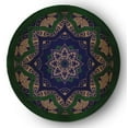 thumbnail image 1 of Simply Daisy 5' round Spring Navy Shawl Indoor/outdoor Rug, 1 of 1