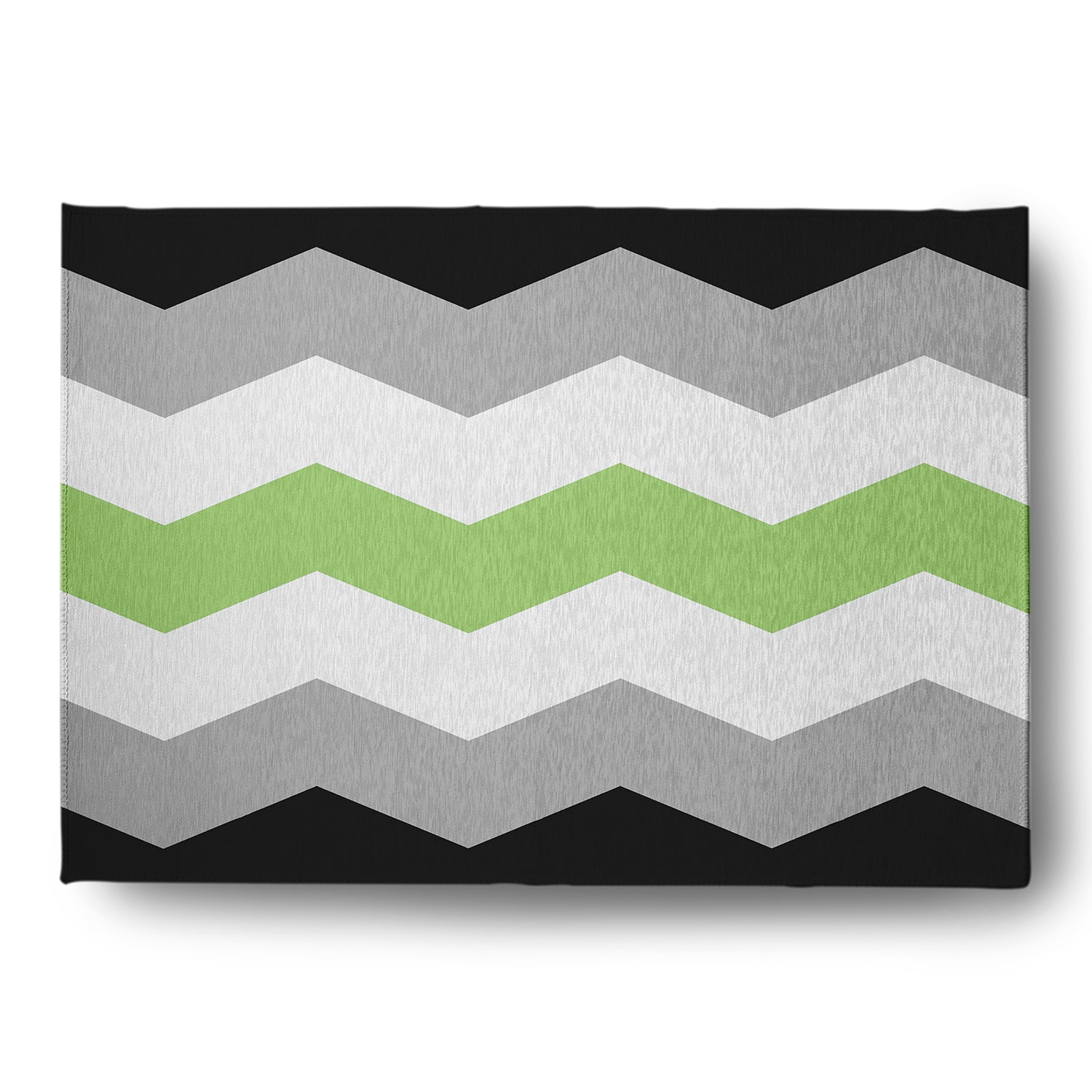 Simply Daisy 5' x 7' Agender Chevron Agender Chevron Chenille Indoor/Outdoor Rug