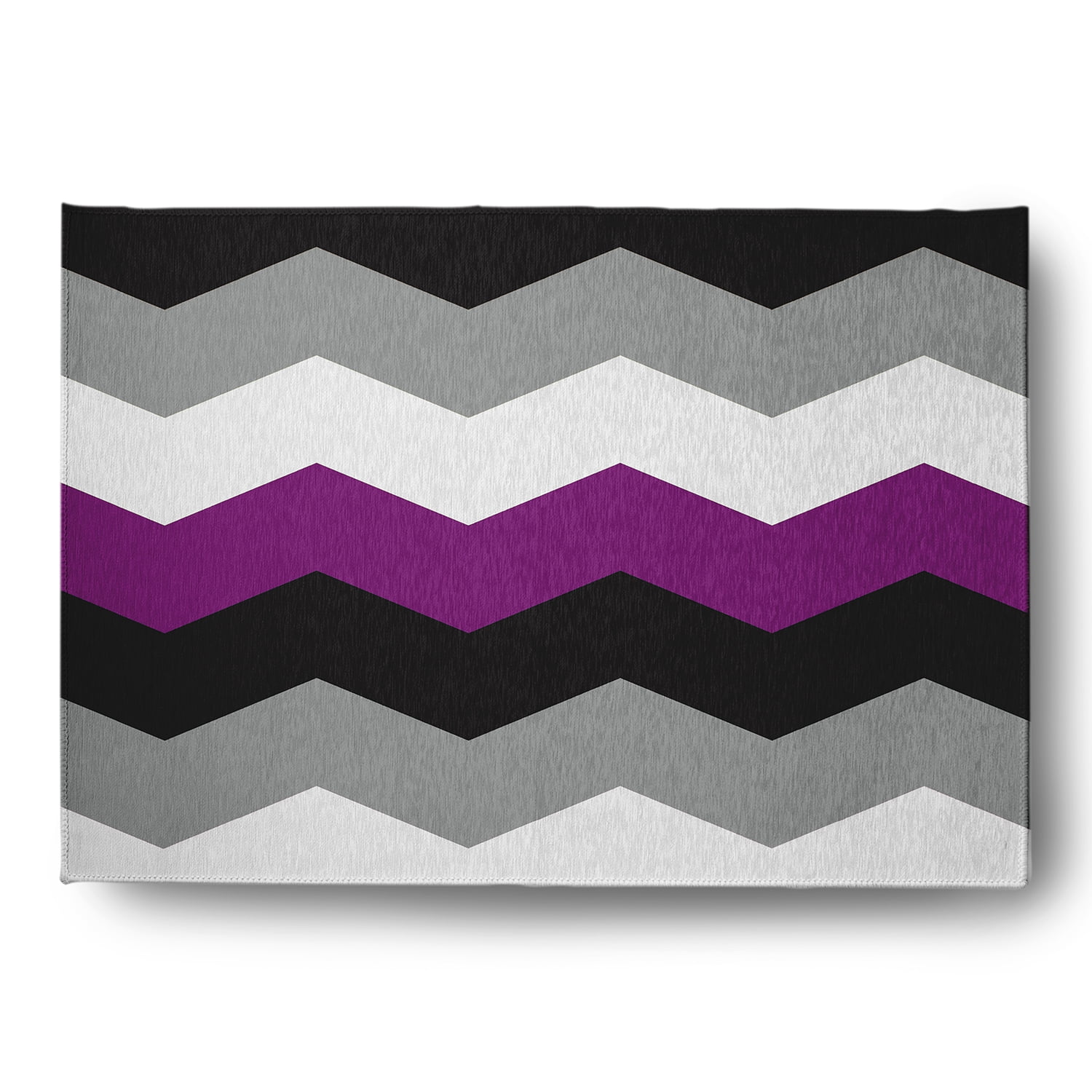 Simply Daisy 5' x 7' Asexual Chevron Asexual Chevron Chenille Indoor/Outdoor Rug