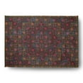 thumbnail image 1 of Simply Daisy 5' x 7' Brown Layered Sun Tile Rug, 1 of 5