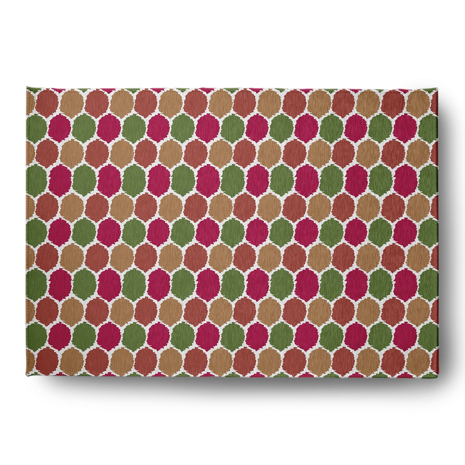 Simply Daisy 5' x 7' Burnt Orange Geometric Indoor/outdoor Rug