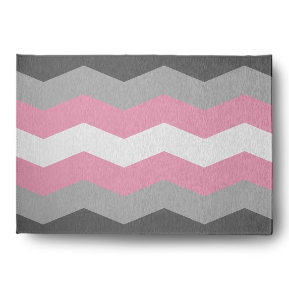 Simply Daisy 5' x 7' Demi Girl Chevron Chenille Rug