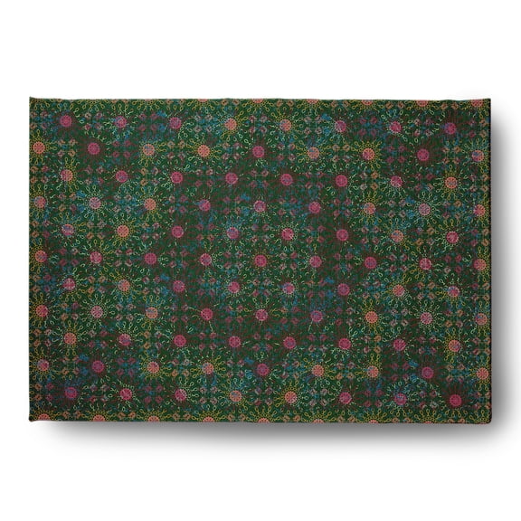 Simply Daisy 5' x 7' Forest Layered Sun Tile Indoor/outdoor Rug
