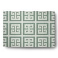 thumbnail image 1 of Simply Daisy 5' x 7' Greek Key Patterned Chenille Rug, Sage, 1 of 4