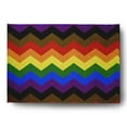 thumbnail image 1 of Simply Daisy 5' x 7' Inclusive Pride Chevron Chenille Rug, 1 of 5