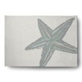 thumbnail image 1 of Simply Daisy 5' x 7' Large Starfish Nautical Chenille Rug, Pretty Grey, 1 of 4