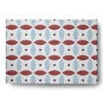 thumbnail image 1 of Simply Daisy 5' x 7' Ligonberry Red Geometric Spring Chenille Indoor/Outdoor Rug, 1 of 4