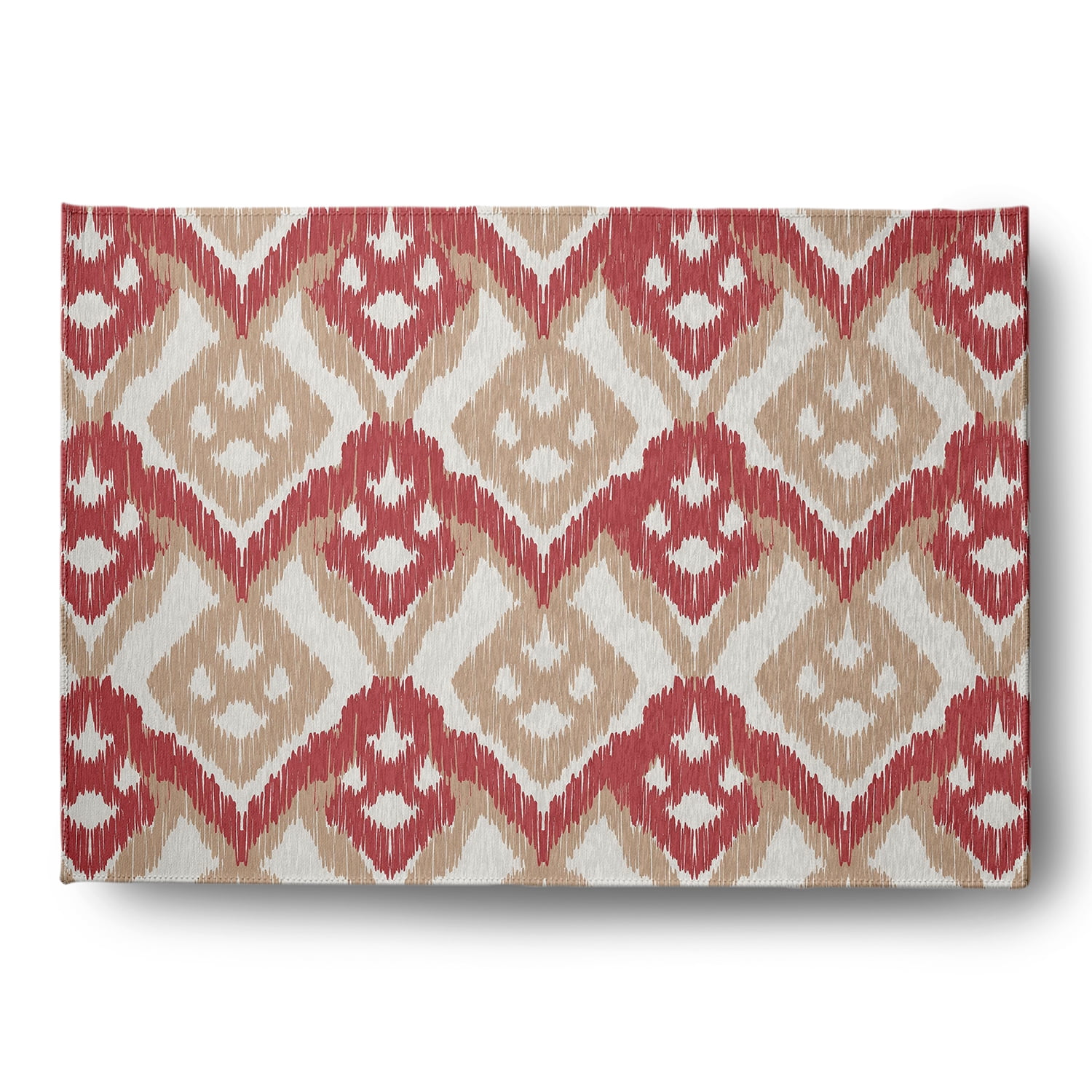 Simply Daisy 5' x 7' Ligonberry Red Hipster Spring Chenille Indoor/Outdoor Rug