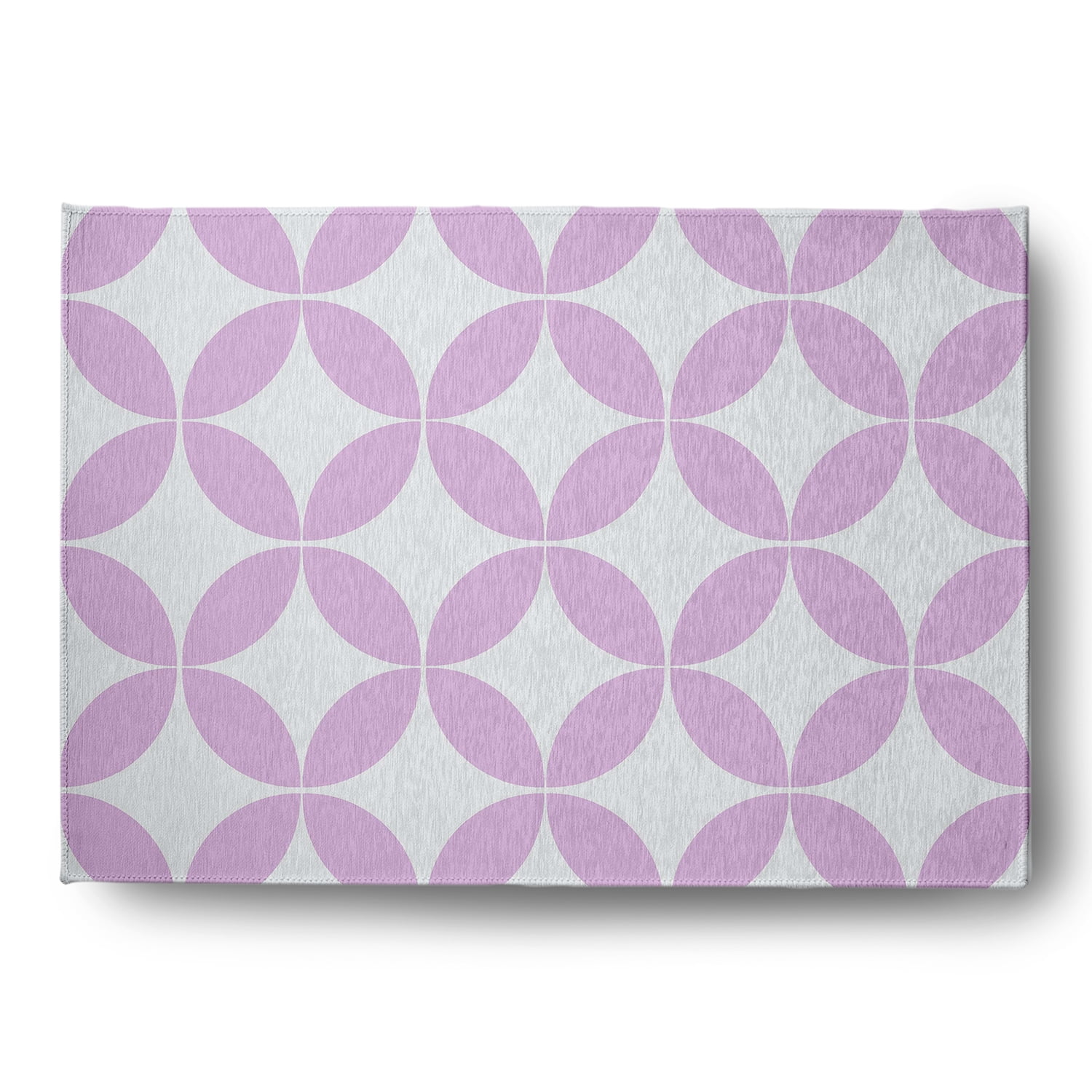 Simply Daisy 5' x 7' Lilac Eye Opener Spring Chenille Indoor/Outdoor Rug