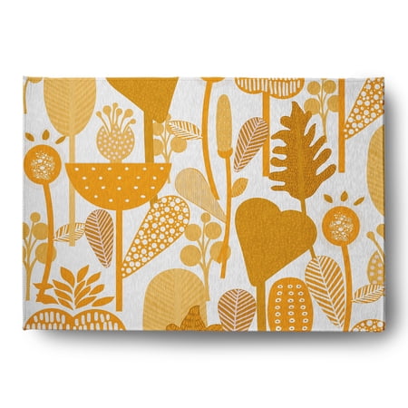 Simply Daisy 5' x 7' Mango Flower Forest Spring Chenille Indoor/Outdoor Rug