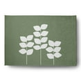 thumbnail image 1 of Simply Daisy 5' x 7' Muted Green Simple Stems Spring Chenille Indoor/Outdoor Rug, 1 of 4