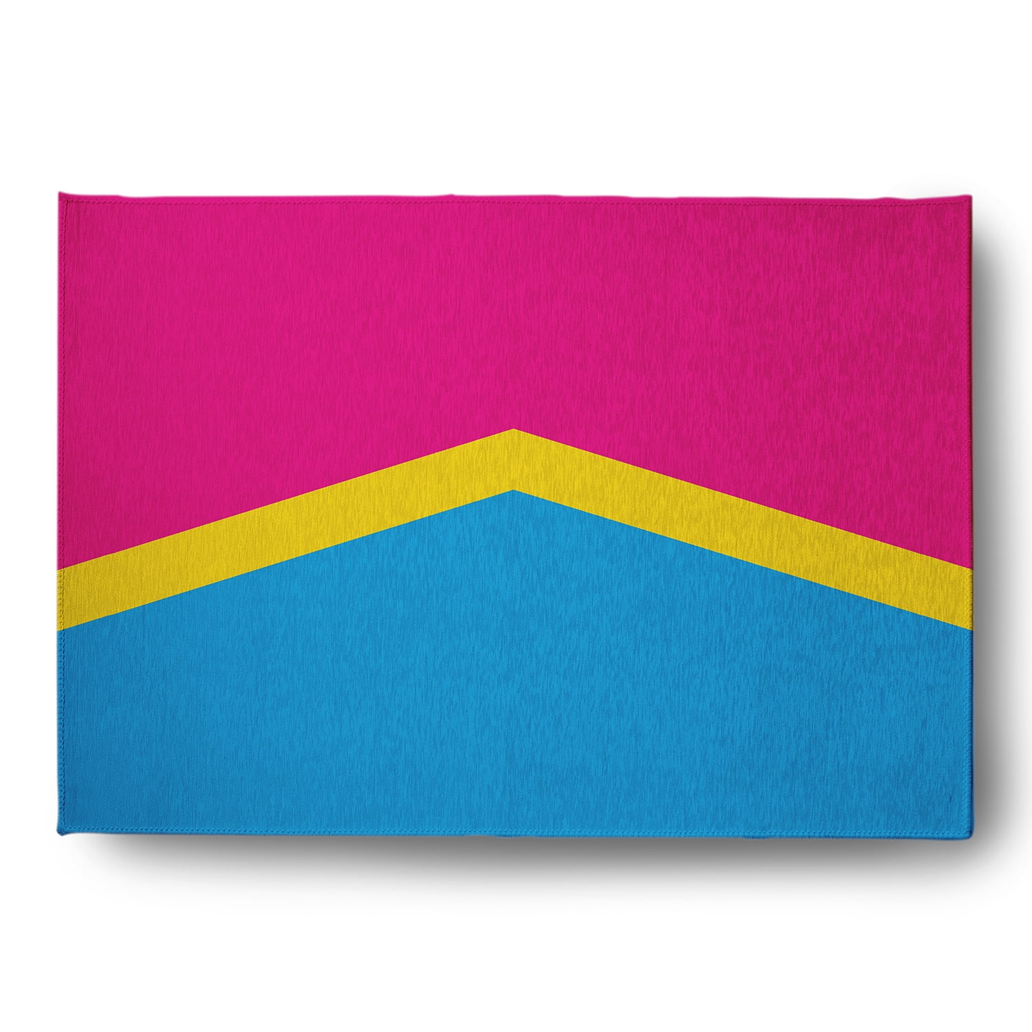 Simply Daisy 5' x 7' Pansexual Chevron Pansexual Chevron Chenille Indoor/Outdoor Rug