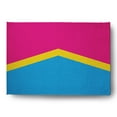 thumbnail image 1 of Simply Daisy 5' x 7' Pansexual Chevron Pansexual Chevron Chenille Indoor/Outdoor Rug, 1 of 4