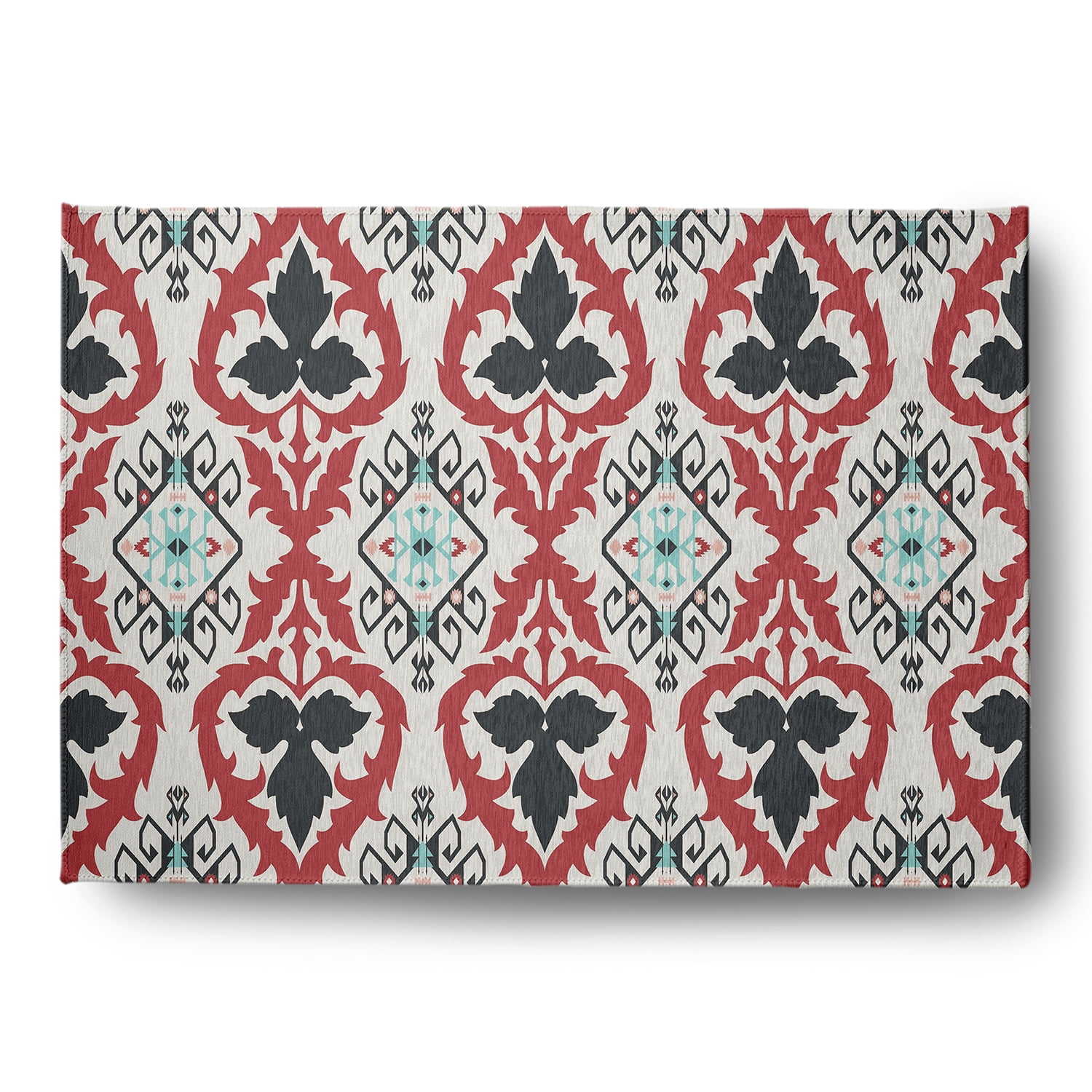 Simply Daisy 5' x 7' Pepper Bombay Spring Chenille Indoor/Outdoor Rug
