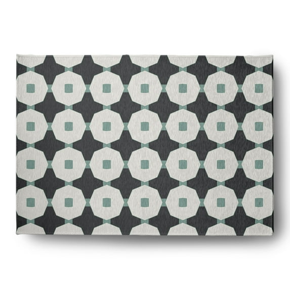 Simply Daisy 5' x 7' Pepper Button Up Spring Chenille Indoor/Outdoor Rug