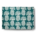 thumbnail image 1 of Simply Daisy 5' x 7' Pineapple Pattern Chenille Rug, Ocean Teal, 1 of 4