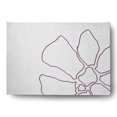 thumbnail image 1 of Simply Daisy 5' x 7' Purple/White Petal Lines Spring Chenille Indoor/Outdoor Rug, 1 of 4