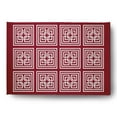 thumbnail image 1 of Simply Daisy 5' x 7' Sporty Red Greek New Key Indoor/outdoor Rug, 1 of 5