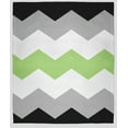 thumbnail image 1 of Simply Daisy 50 x 60 inch Agender Pride Chevron Throw Blanket, 1 of 2