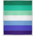 thumbnail image 1 of Simply Daisy 60 x 80 inch Gay Pride Flag Throw Blanket, 1 of 2