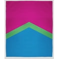 thumbnail image 1 of Simply Daisy 60 x 80 inch Polysexual Pride Chevron Throw Blanket, 1 of 2