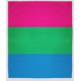 thumbnail image 1 of Simply Daisy 60 x 80 inch Polysexual Pride Flag Throw Blanket, 1 of 2