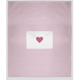thumbnail image 1 of Simply Daisy 60x80 in Light Pink Love Letter Valentine's Day Throw Blanket, 1 of 2